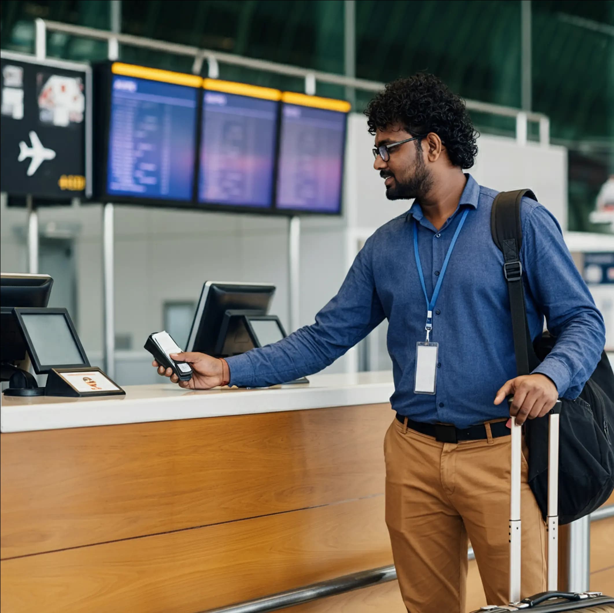 FastTrack Airport Cab Booking Counter
